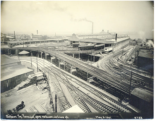 Behind Sullivan Square Terminal May 9, 1901