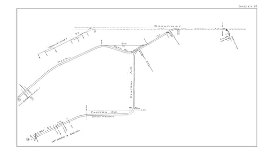 Boston Elevated Railway Co. Track Plans 1914 Sheet 22: Chelsea