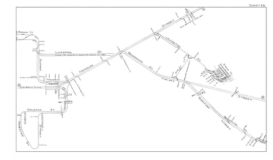 Boston Elevated Railway Co. Track Plans 1914 Sheet 23: East Boston