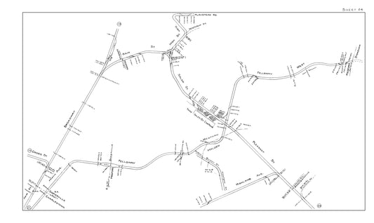 Boston Elevated Railway Co. Track Plans 1914 Sheet 24: Somerville, Medford, and Malden