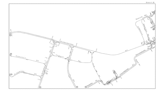 Boston Elevated Railway Co. Track Plans 1914 Sheet 31: Boston
