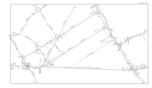 Boston Elevated Railway Co. Track Plans 1914 Sheet 33: Boston (Haymarket, North Station)