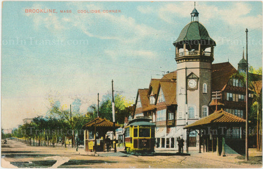 Coolidge Corner Streetcar Station, Brookline, Massachusetts