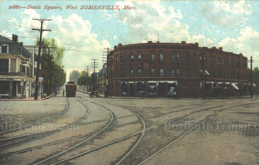 Davis Square, Somerville, Massachusetts 1910
