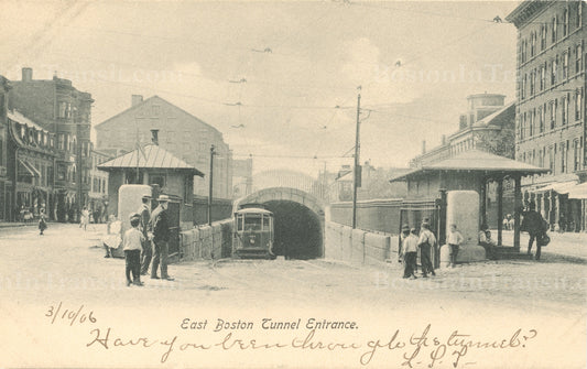 East Boston Tunnel Entrance, Maverick Square, Boston