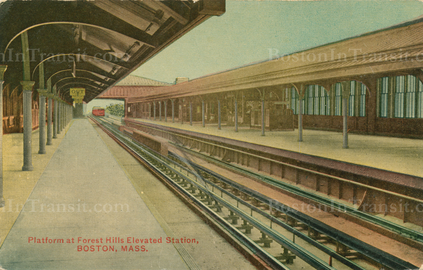 Forest Hills Elevated Station Platforms