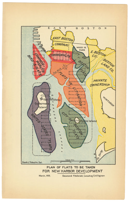 East Boston, Massachusetts 1909: Flats for Harbor Development