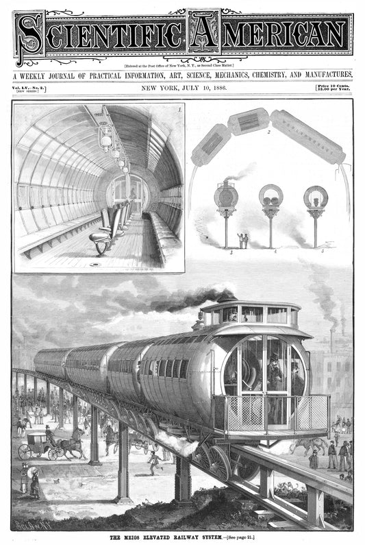 Meigs Elevated Railway 1886