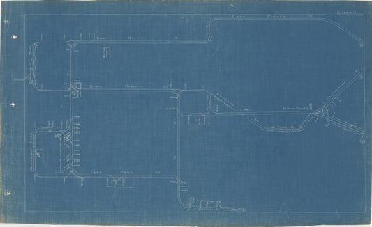 Boston Elevated Railway Co. Track Plans 1921 Plate 01: South Boston