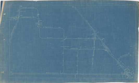 Boston Elevated Railway Co. Track Plans 1921 Plate 02: South Boston