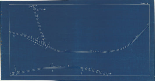 Boston Elevated Railway Co. Track Plans 1936 Plate 04: Roxbury