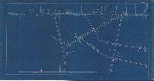 Boston Elevated Railway Co. Track Plans 1936 Plate 05: Dorchester and Roxbury