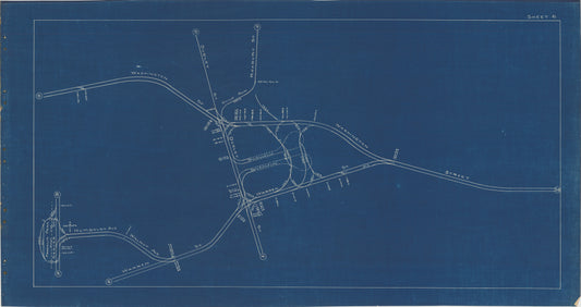 Boston Elevated Railway Co. Track Plans 1936 Plate 06: Roxbury - Dudley Square