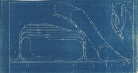 Boston Elevated Railway Co. Track Plans 1936 Plate 07: Jamaica Plain - Arborway
