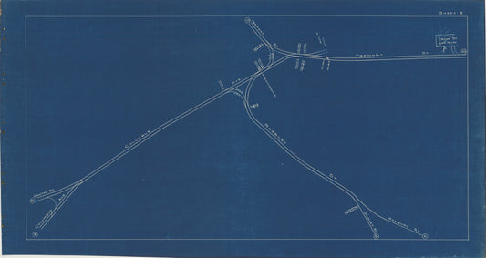 Boston Elevated Railway Co. Track Plans 1936 Plate 09: Roxbury Crossing
