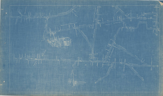 Boston Elevated Railway Co. Track Plans 1921 Plate 10: Boston, Brighton, Brookline, and Newton