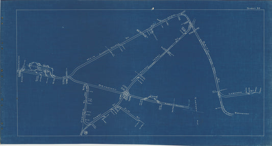 Boston Elevated Railway Co. Track Plans 1936 Plate 20: Everett and Malden