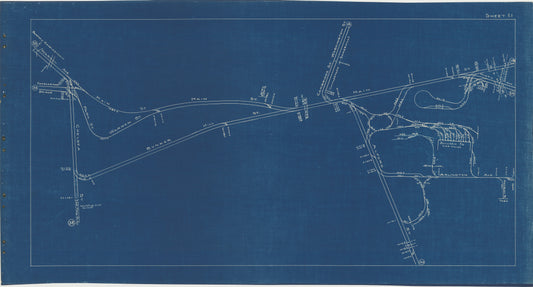 Boston Elevated Railway Co. Track Plans 1936 Plate 21: Charlestown