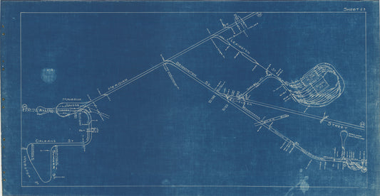 Boston Elevated Railway Co. Track Plans 1936 Plate 23: East Boston