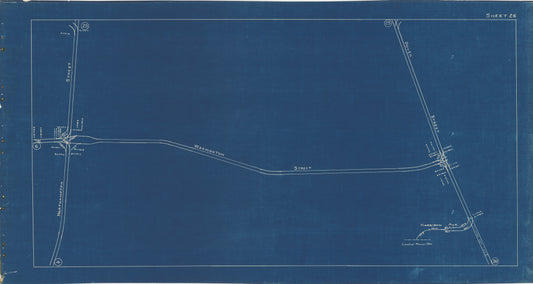 Boston Elevated Railway Co. Track Plans 1936 Plate 26: Boston - South End