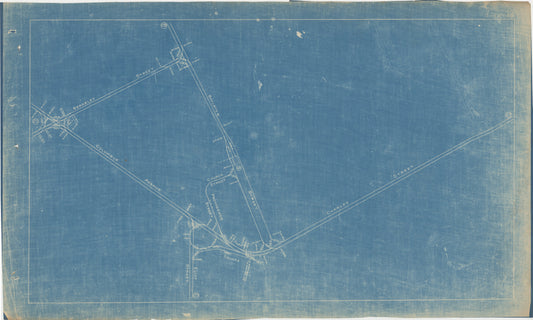 Boston Elevated Railway Co. Track Plans 1921 Plate 28: Boston - Park Square