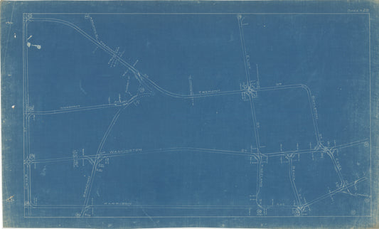 Boston Elevated Railway Co. Track Plans 1921 Plate 29: Boston - Bay Village, Chinatown