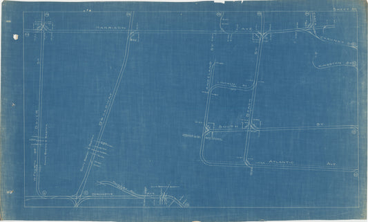 Boston Elevated Railway Co. Track Plans 1921 Plate 30: Boston and South Boston