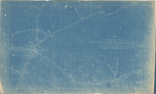 Boston Elevated Railway Co. Track Plans 1921 Plate 32: Boston - Downtown