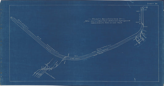 Boston Elevated Railway Co. Track Plans 1936 Plate 34: Boston - North End
