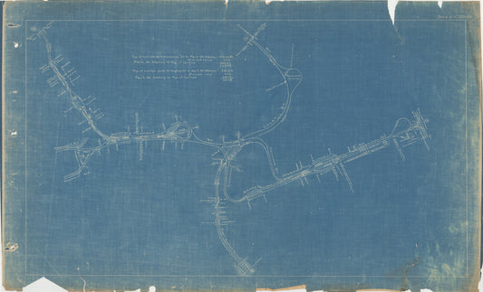 Boston Elevated Railway Co. Track Plans 1921 Plate 35-36: Boston - Scollay Square, Tremont Street Subway
