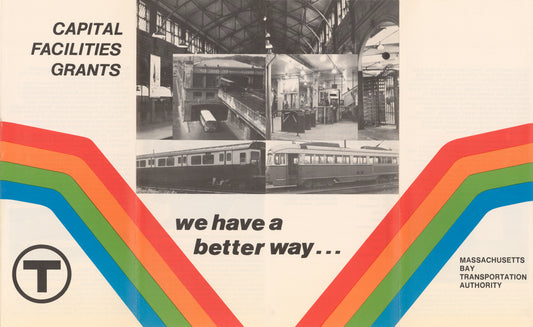 MBTA "We Have A Better Way" Brochure Cover 1972