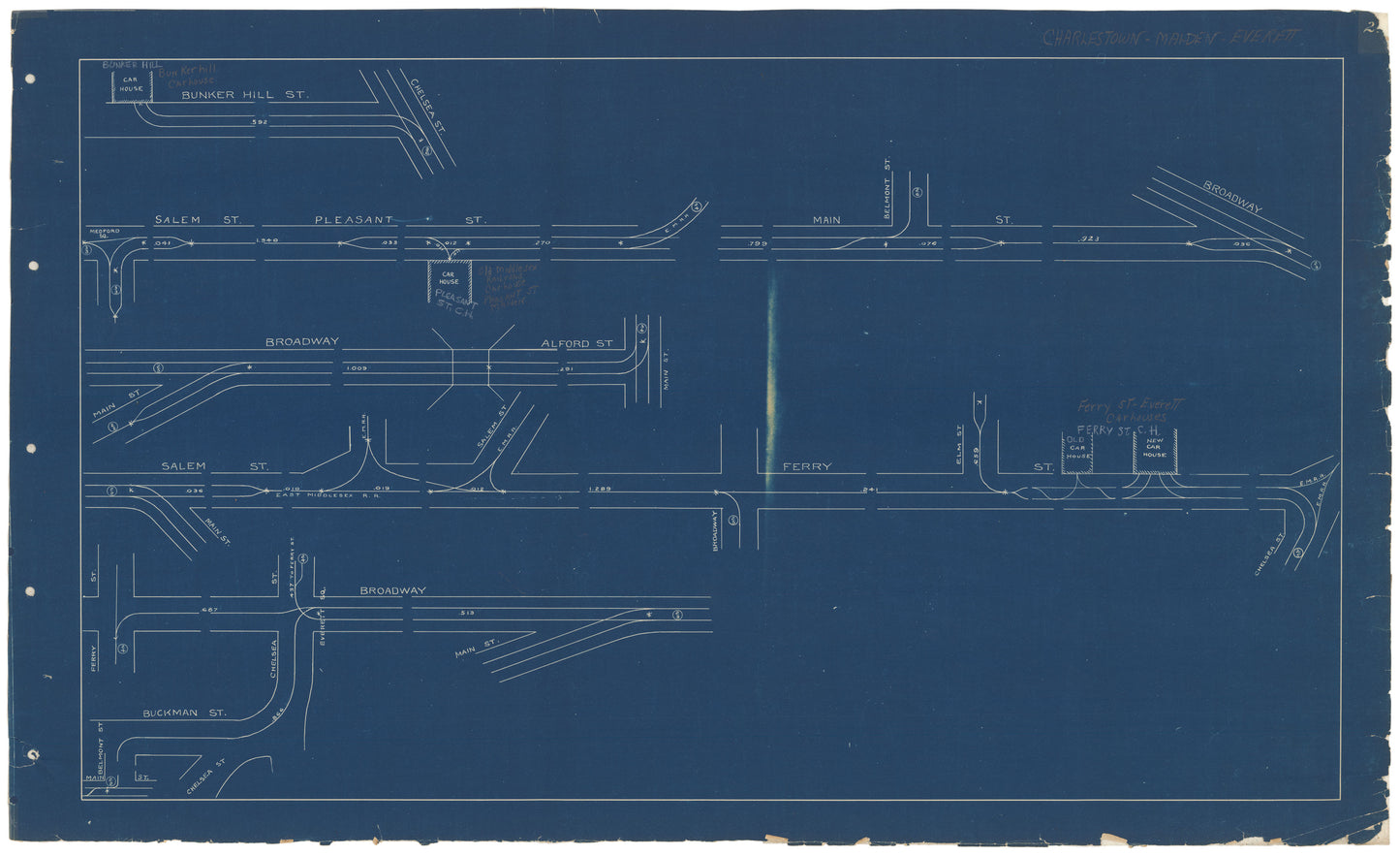 West End Street Railway Co. Track Plans 1892 Plate 02