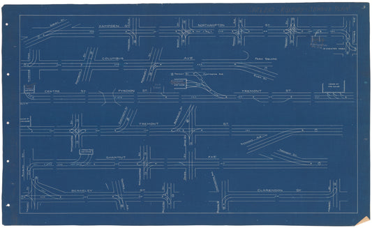 West End Street Railway Co. Track Plans 1892 Plate 09