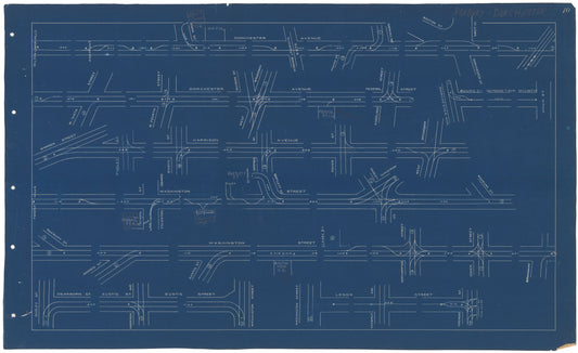 West End Street Railway Co. Track Plans 1892 Plate 10