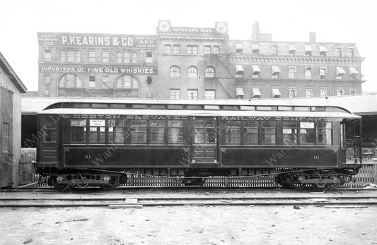 Boston Elevated Type 1 Rapid Transit Car #01, 1900