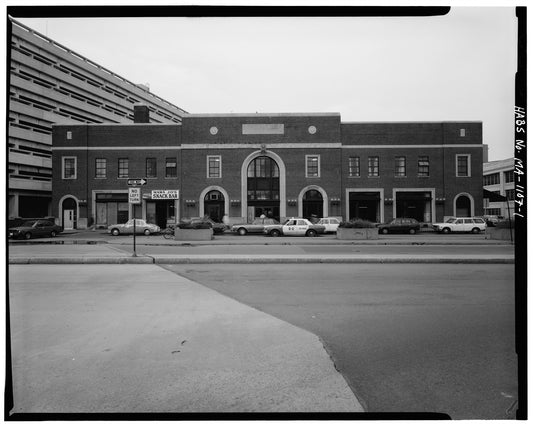 Back Bay Station Dartmouth Street Facade, Boston, Massachusetts, October 1979