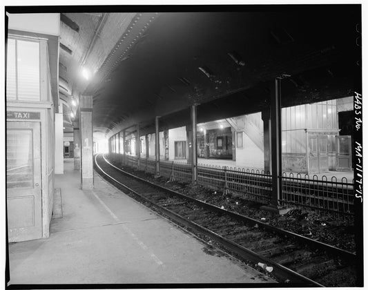Back Bay Station Tracks, Boston, Massachusetts, October 1979