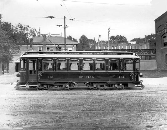 Boston Elevated Railway Co. Parlor Car #101 Circa 1905