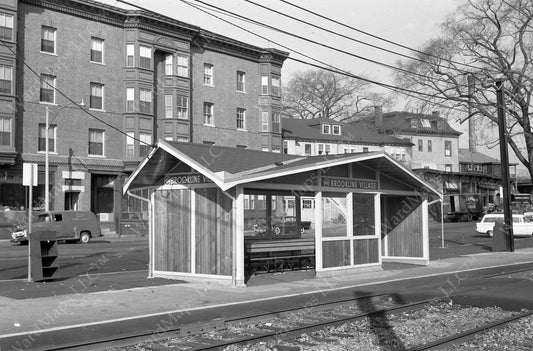 Brookline Village Station, November 12, 1959