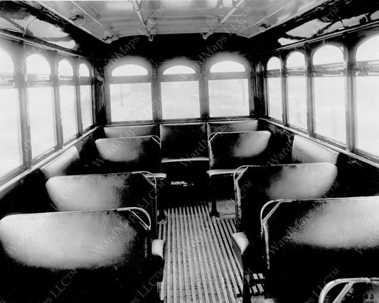 Boston Elevated Railway Company's First Bus 1922: Seating Area