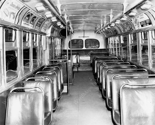 MTA Bus #2138 Interior, November 19, 1955