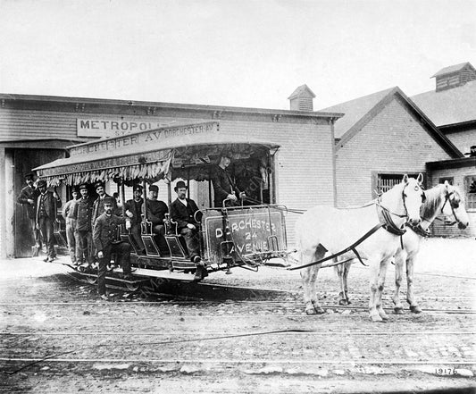 Metropolitan Railroad Open-type Horsecar Circa 1860–80
