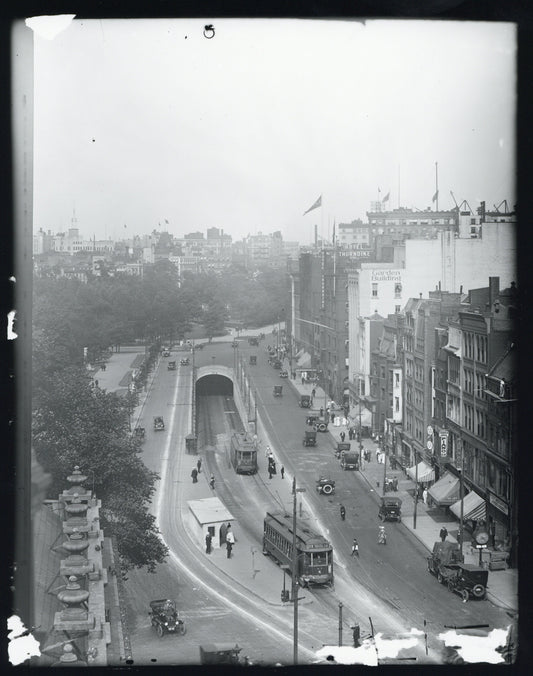 Boylston Street Portal and Incline Circa 1920s