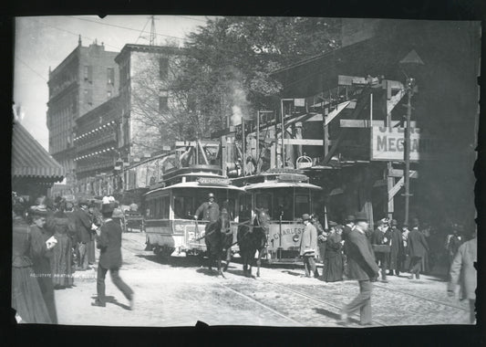 Tremont Street During Subway Construction Circa 1897