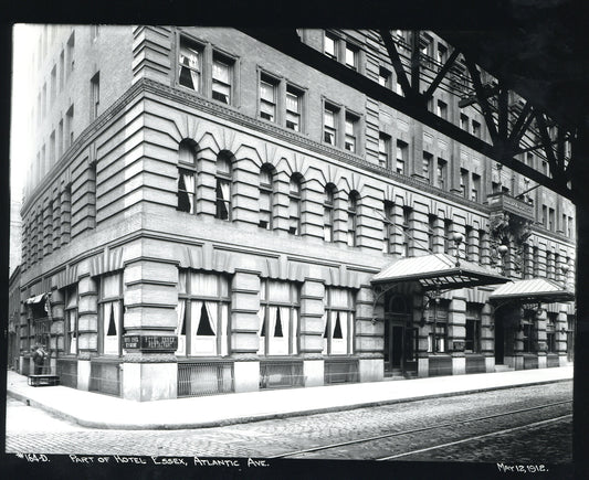 Hotel Essex Entrance at Atlantic Avenue Elevated May 12, 1912