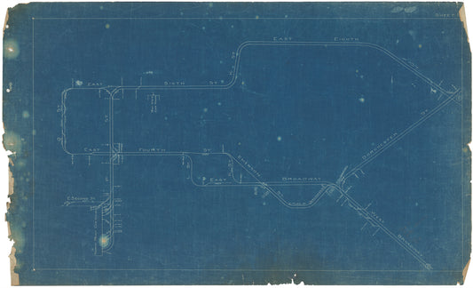 Boston Elevated Railway Co. Track Plans 1908 Plate 01