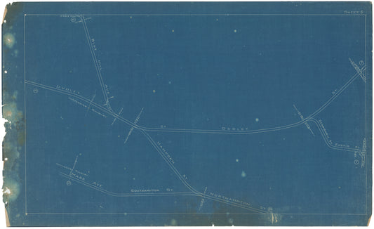 Boston Elevated Railway Co. Track Plans 1908 Plate 05