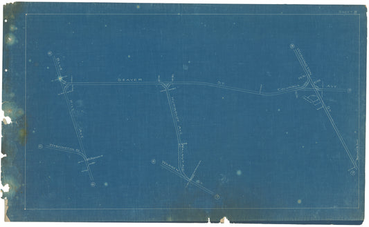 Boston Elevated Railway Co. Track Plans 1908 Plate 08