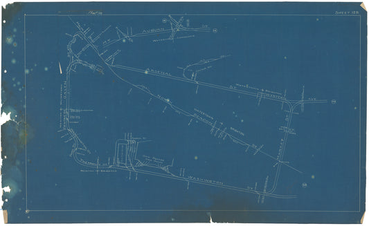 Boston Elevated Railway Co. Track Plans 1908 Plate 12B