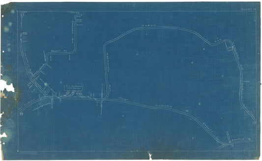 Boston Elevated Railway Co. Track Plans 1908 Plate 14